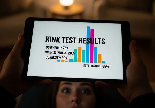 A person looking at surprising kink test results on a screen