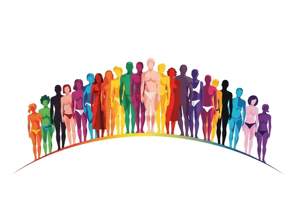 Diverse individuals representing a wide spectrum of human desire.