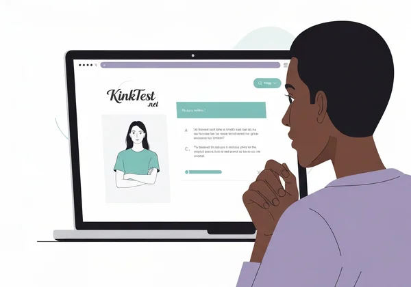 User interacting with KinkTest.net modern interface