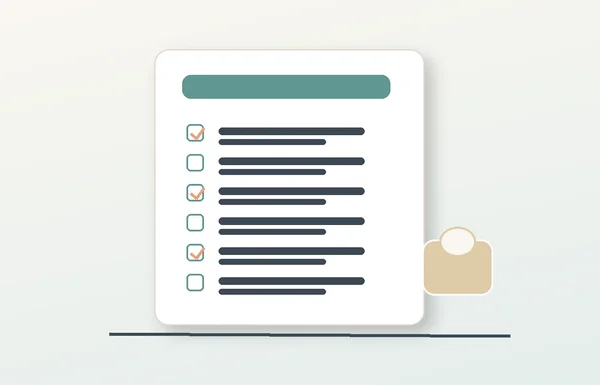 Private reflection checklist