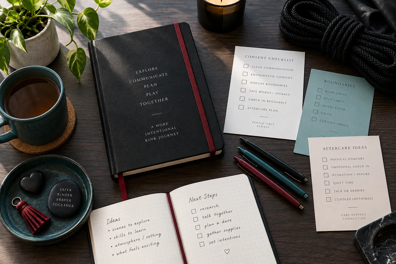 Private BDSM planning journal